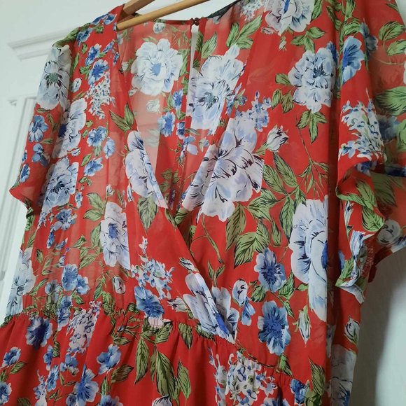 Beautiful floral forever21 dress - Picture 3 of 4